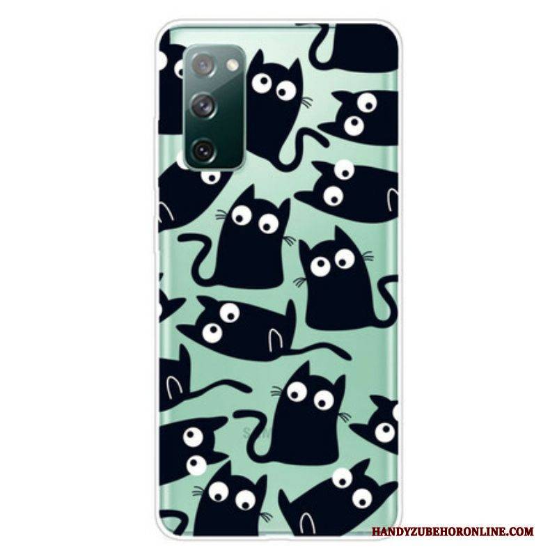 Hülle Für Samsung Galaxy S20 FE Schwarze Mäuse