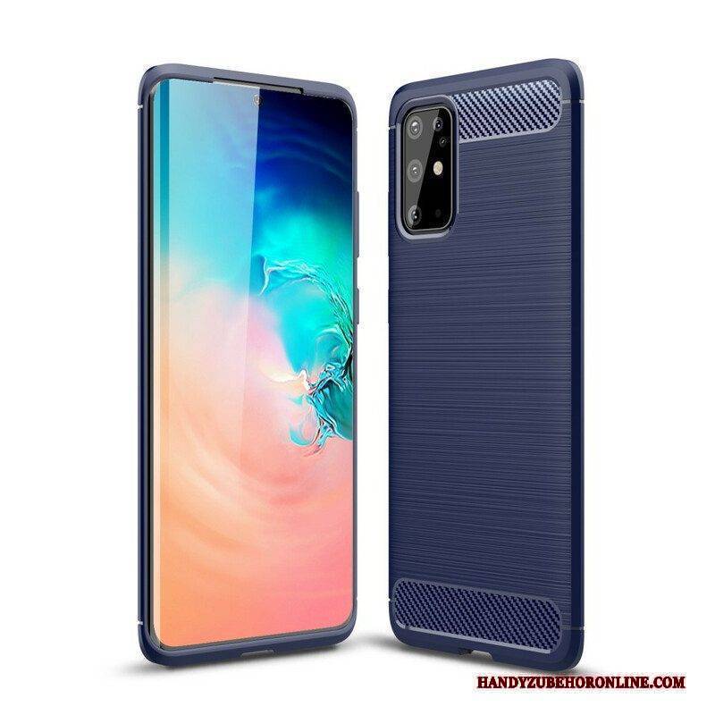 Hülle Für Samsung Galaxy S20 Plus / S20 Plus 5G Gebürstete Kohlefaser