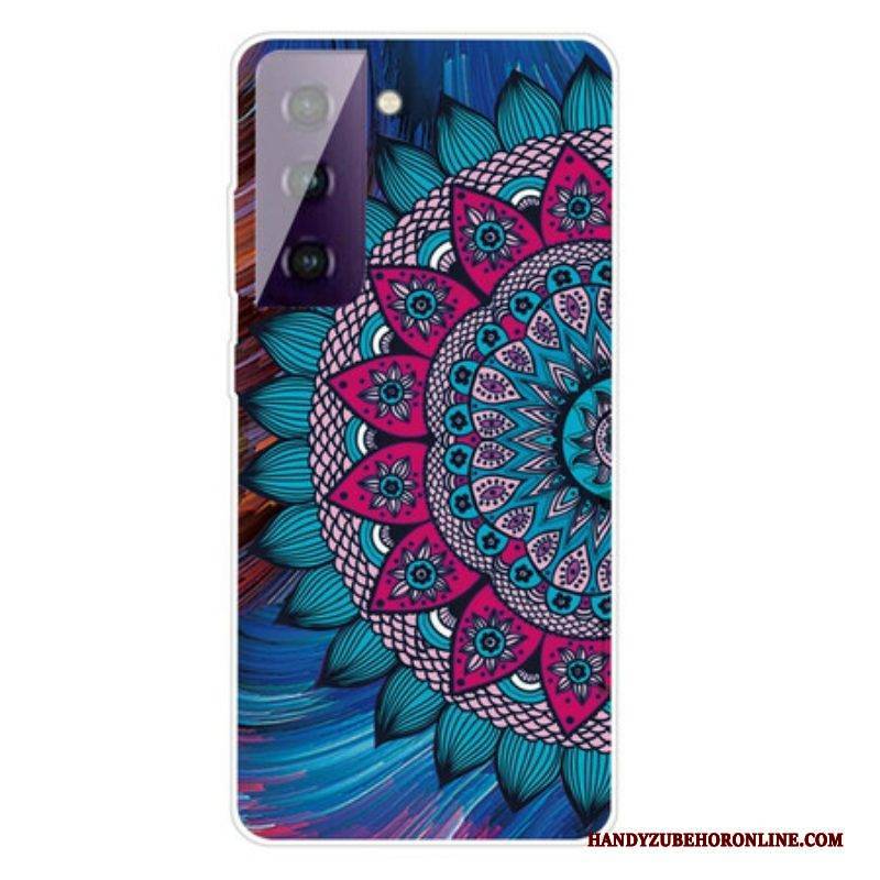 Hülle Für Samsung Galaxy S21 5G Buntes Mandala