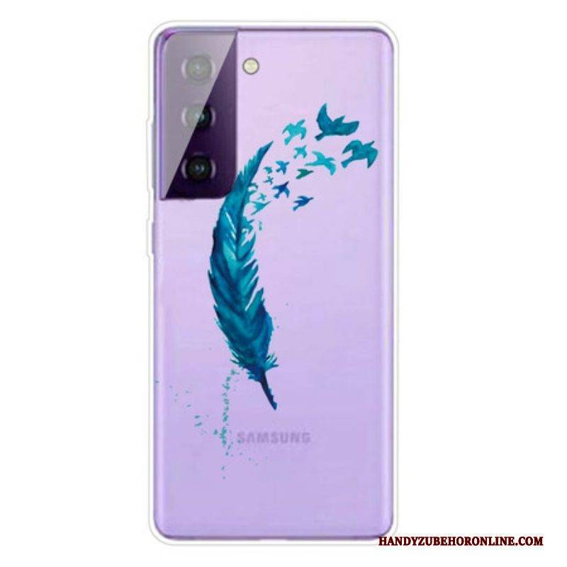 Hülle Für Samsung Galaxy S21 5G Schöne Feder