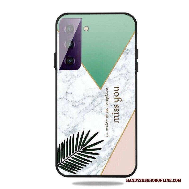 Hülle Für Samsung Galaxy S21 5G Stilisierter Marmor