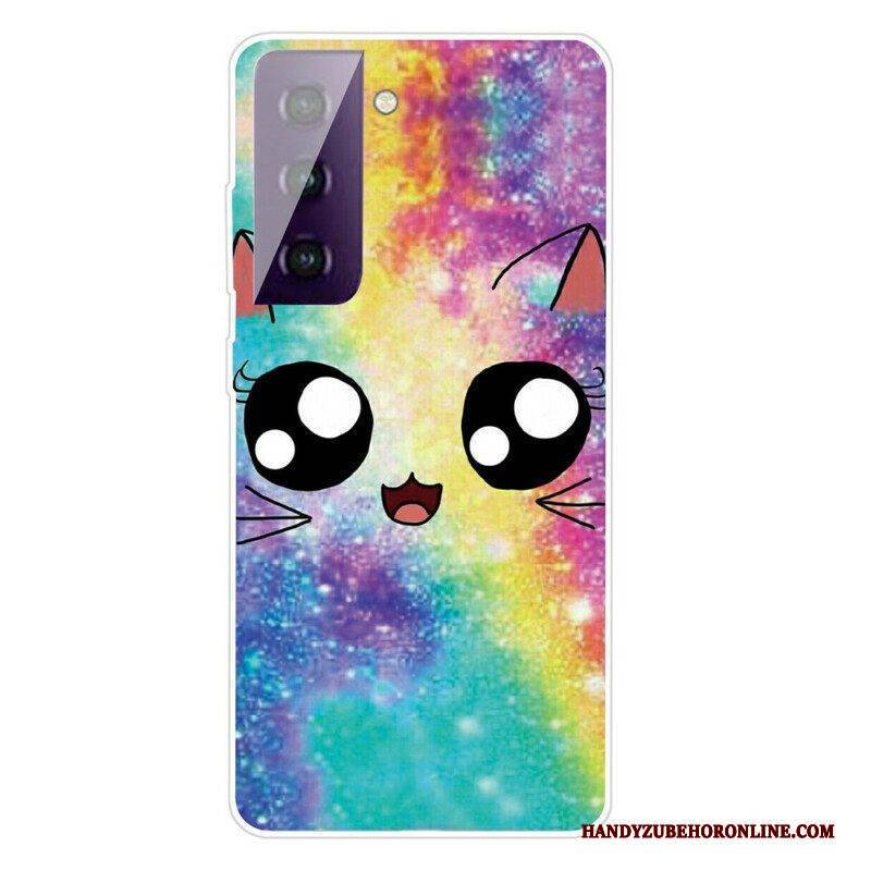 Hülle Für Samsung Galaxy S21 FE Cartoon-katze