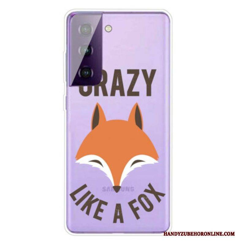 Hülle Für Samsung Galaxy S21 FE Fuchs / Verrückt Wie Ein Fuchs