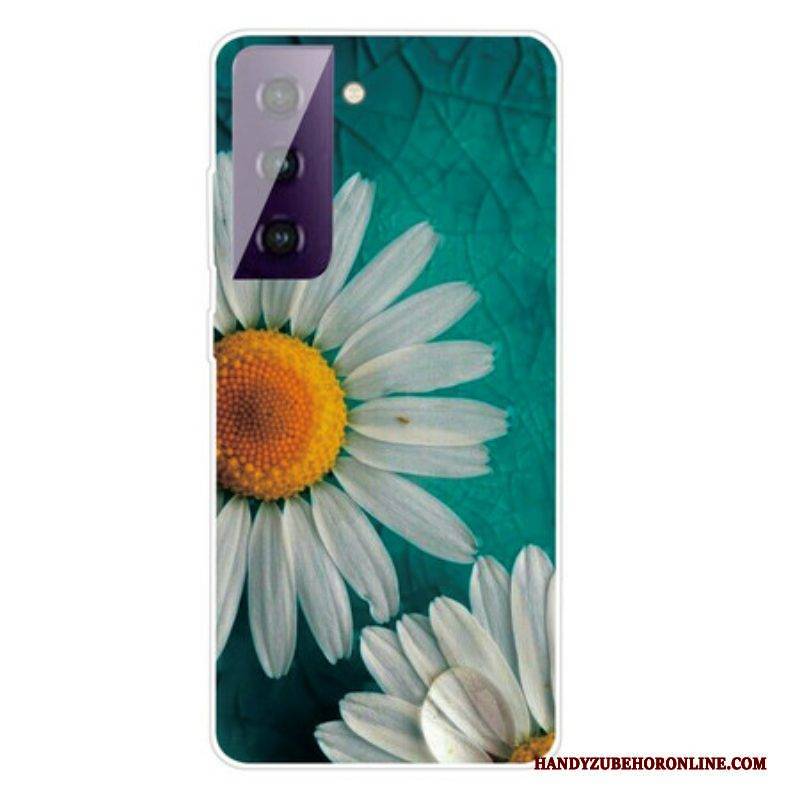 Hülle Für Samsung Galaxy S21 FE Gänseblümchen