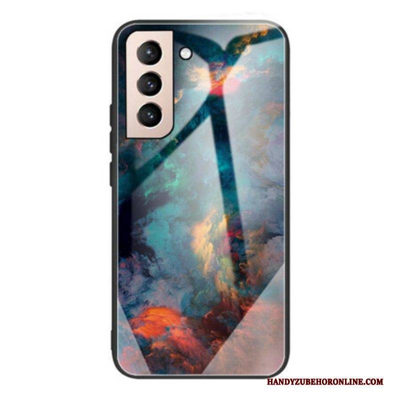Hülle Für Samsung Galaxy S21 FE Himmelgehärtetes Glas