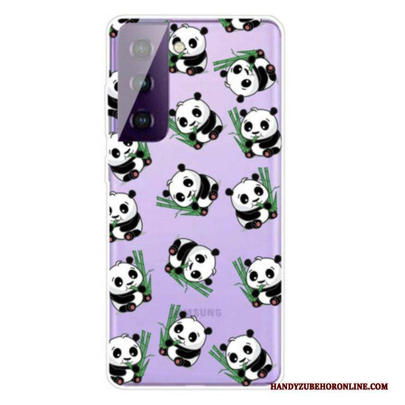 Hülle Für Samsung Galaxy S21 FE Kleine Pandas