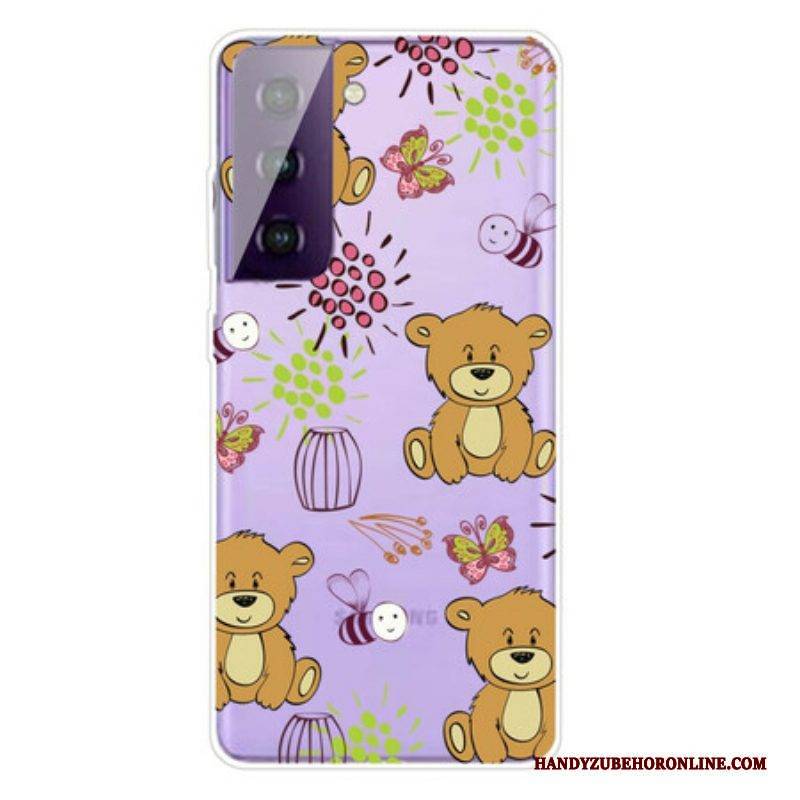 Hülle Für Samsung Galaxy S21 FE Teddybären-top