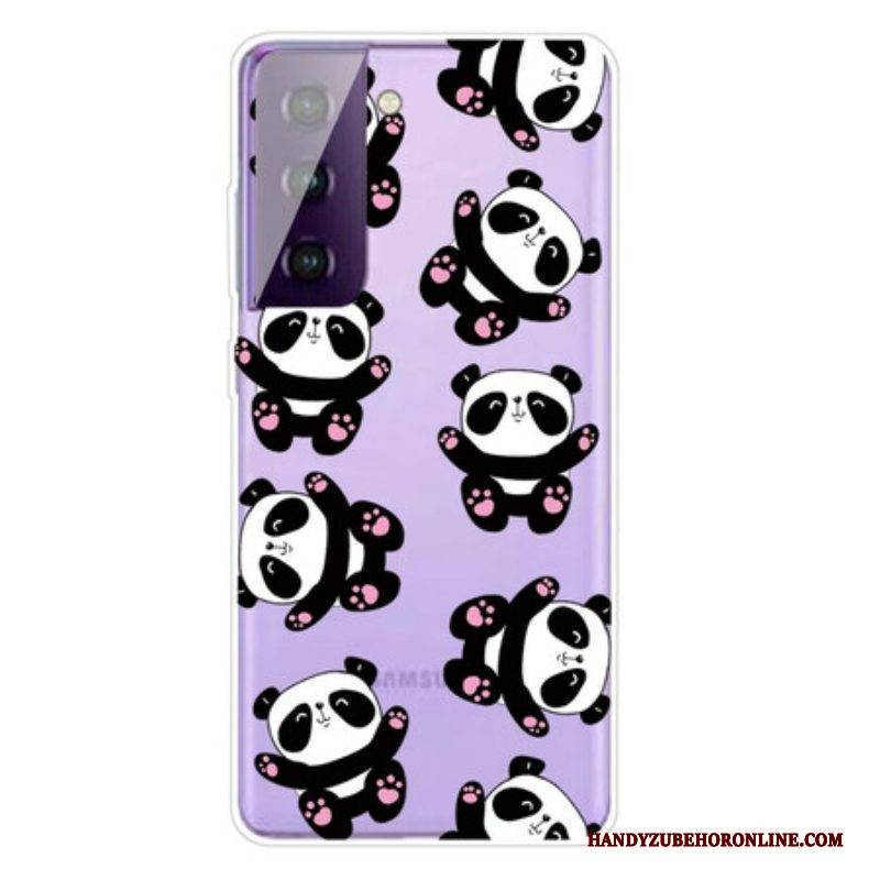 Hülle Für Samsung Galaxy S21 FE Top Pandas-spaß