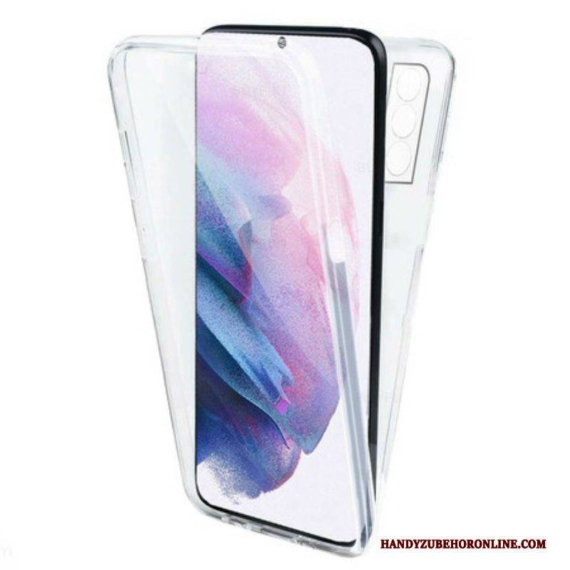 Hülle Für Samsung Galaxy S21 FE Transparente Vorderseite Und Rückseite