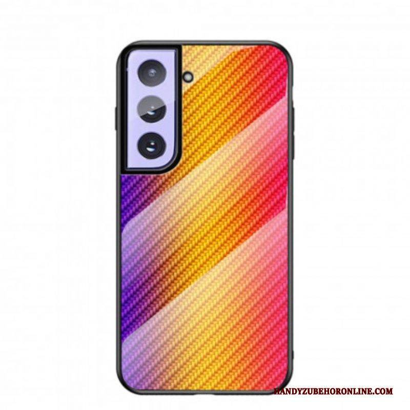 Hülle Für Samsung Galaxy S21 Plus 5G Gehärtetes Kohlefaserglas
