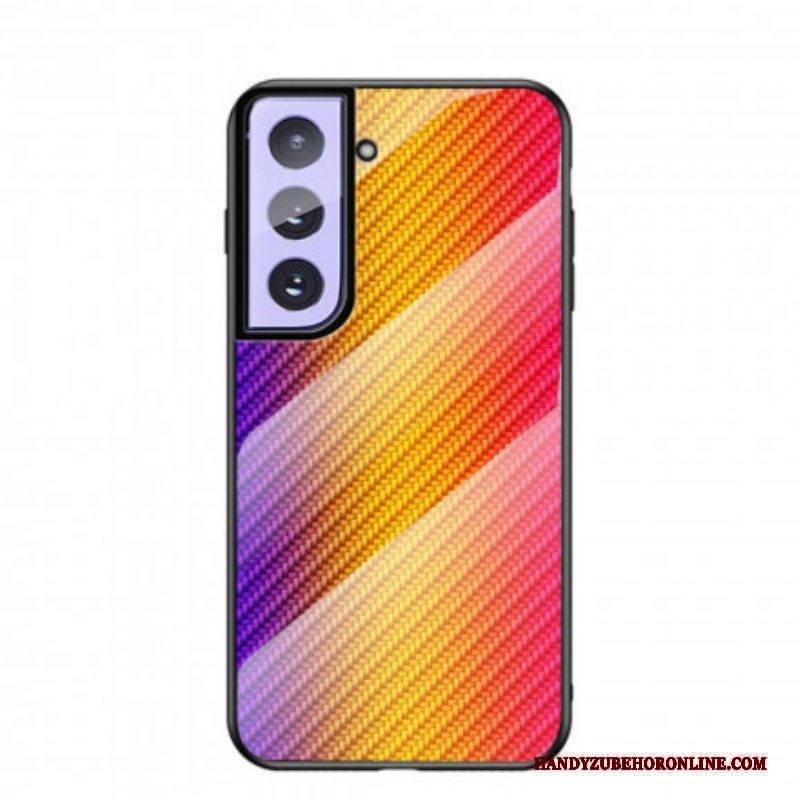 Hülle Für Samsung Galaxy S21 Plus 5G Gehärtetes Kohlefaserglas