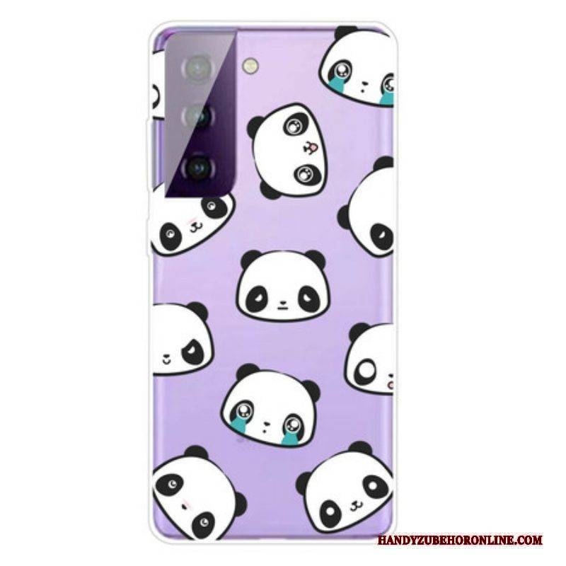Hülle Für Samsung Galaxy S21 Plus 5G Nahtlose Sentimentale Pandas