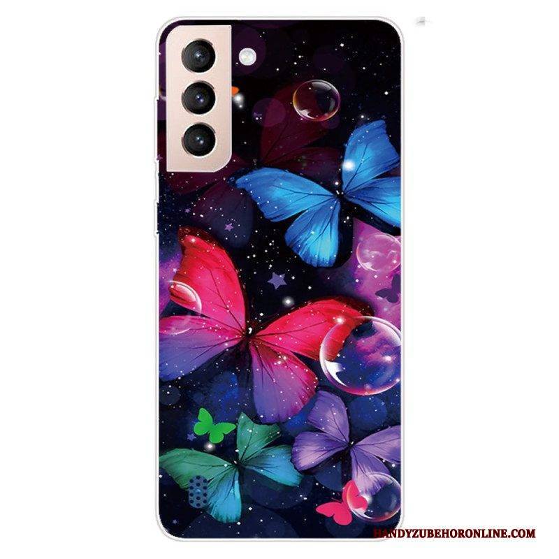 Hülle Für Samsung Galaxy S22 Plus 5G Flexible Schmetterlinge