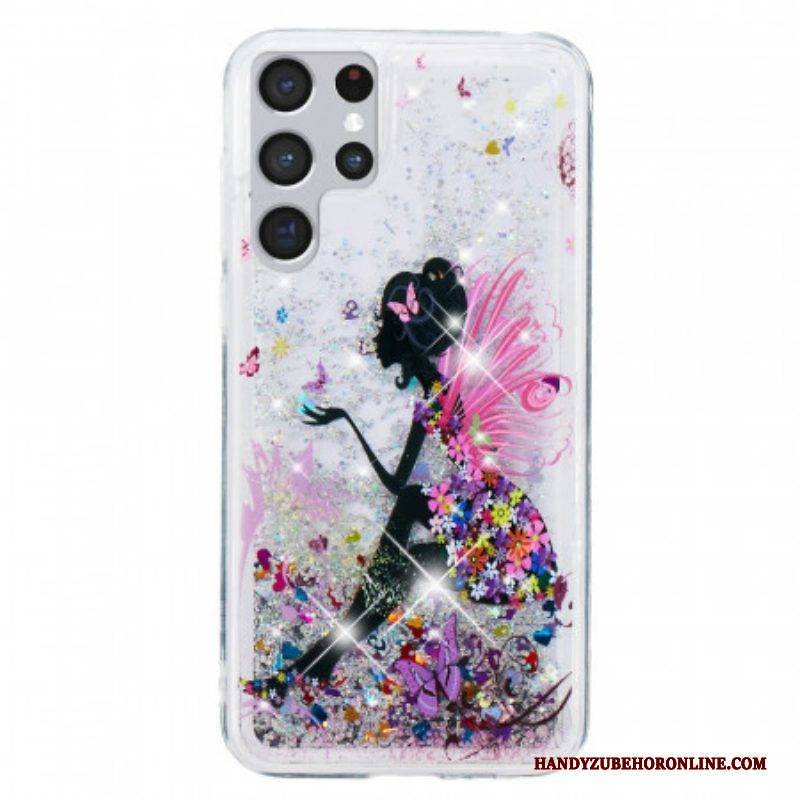 Hülle Für Samsung Galaxy S22 Ultra 5G Glitzerfee