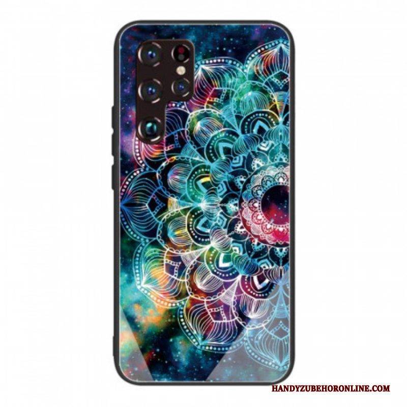 Hülle Für Samsung Galaxy S22 Ultra 5G Mandala-gehärtetes Glas