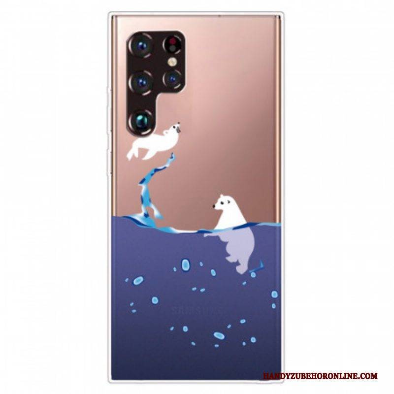Hülle Für Samsung Galaxy S22 Ultra 5G Meer Spiele