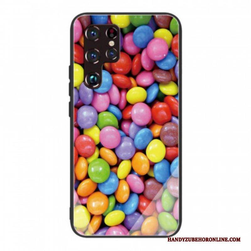 Hülle Für Samsung Galaxy S22 Ultra 5G Süßigkeiten Aus Gehärtetem Glas