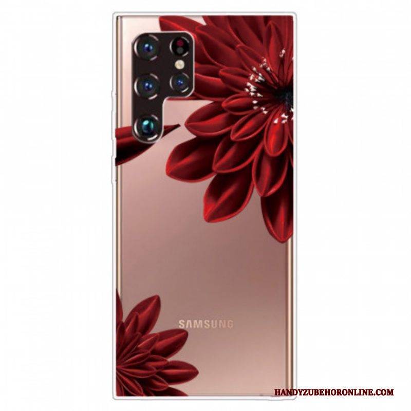Hülle Für Samsung Galaxy S22 Ultra 5G Wilde Blumen