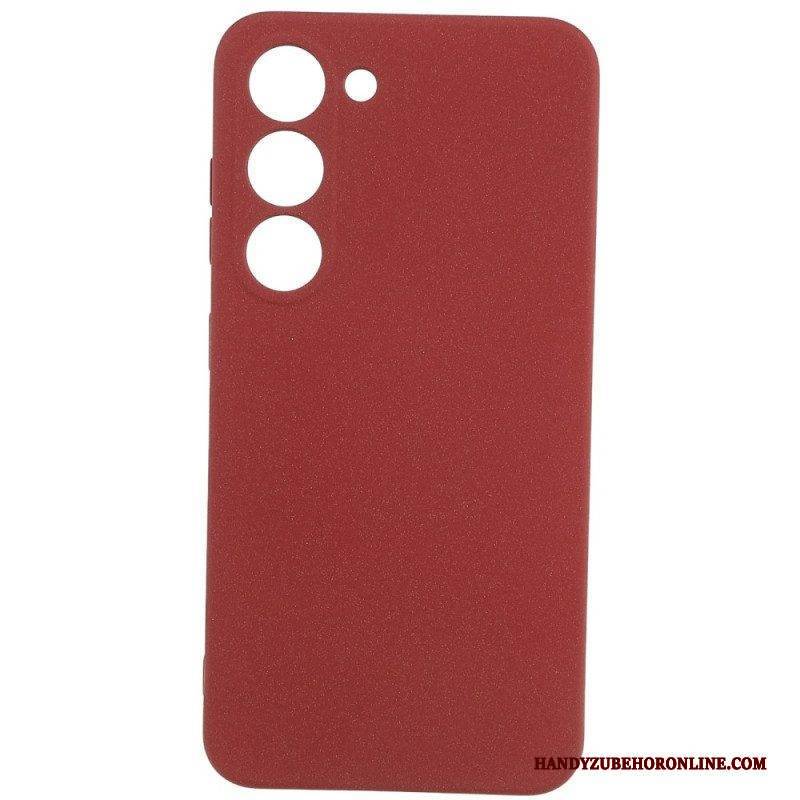 Hülle Für Samsung Galaxy S23 5G Flexible Silikonmatte