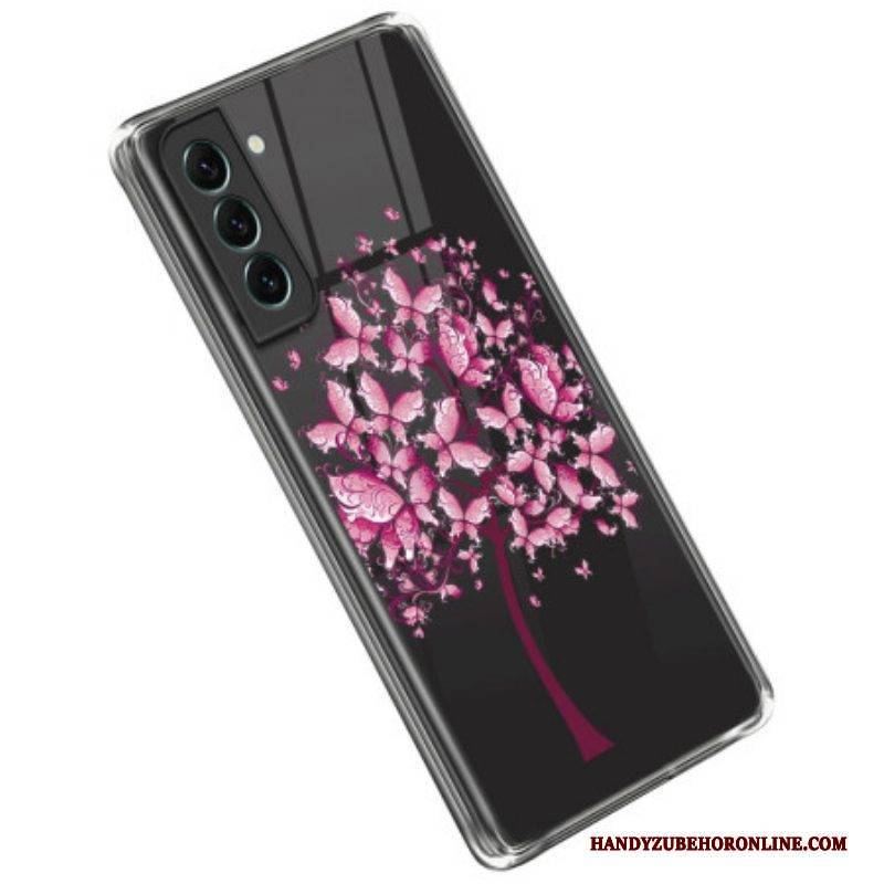 Hülle Für Samsung Galaxy S23 5G Nahtloser Rosa Baum