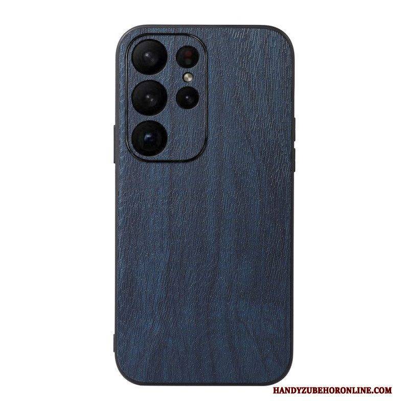 Hülle Für Samsung Galaxy S23 Ultra 5G Stil: Leder In Holzoptik