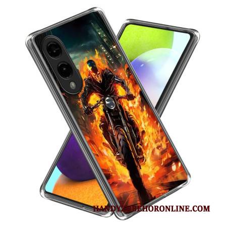 Hülle Für Samsung Galaxy S25 5g Edge Flammenritter