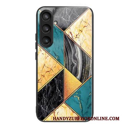 Hülle Für Samsung Galaxy S25 5g Farbiger Marmor (sicherheitsglas)