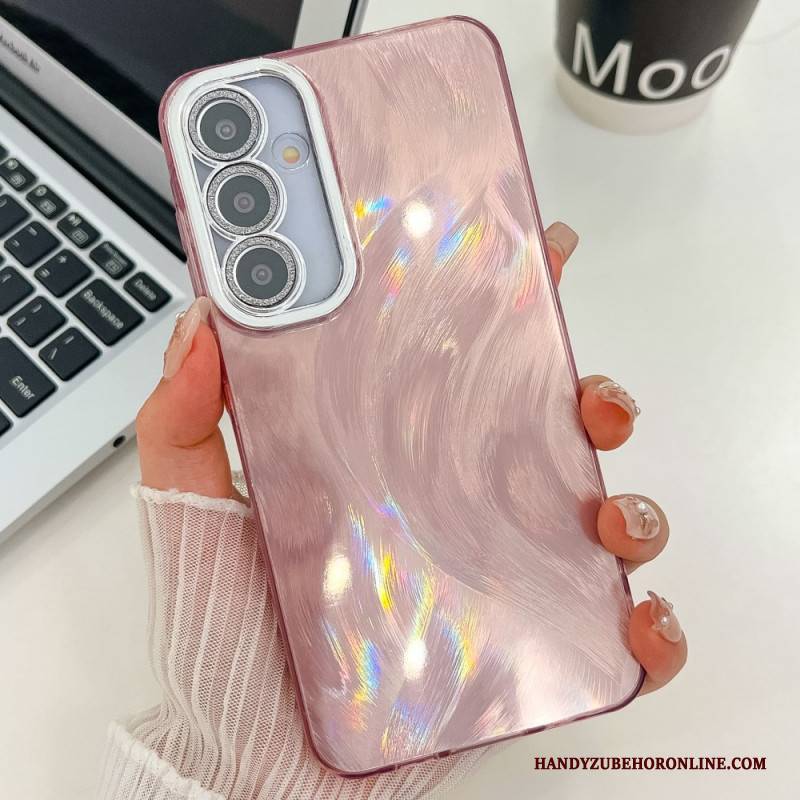 Hülle Für Samsung Galaxy S25 5g Perlmuttglanz Mit Schutzfolie