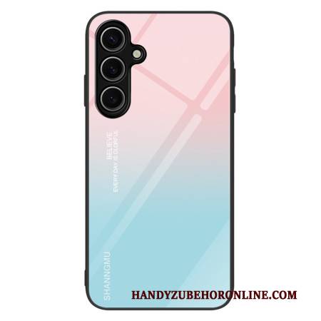 Hülle Für Samsung Galaxy S25 5g Rosa-blauer Farbverlauf (sicherheitsglas)