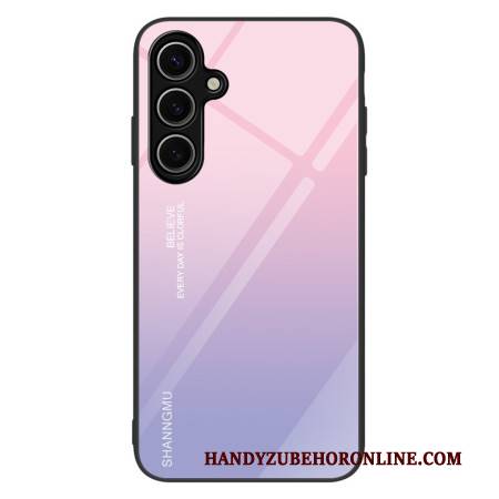 Hülle Für Samsung Galaxy S25 Plus 5g Rosa-violetter Farbverlauf Aus Gehärtetem Glas