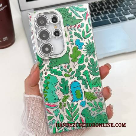 Hülle Für Samsung Galaxy S25 Ultra 5g Lustige Dinosaurier Mit Linsenschutz