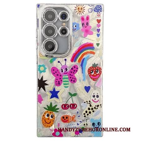 Hülle Für Samsung Galaxy S25 Ultra 5g Lustige Schmetterlinge