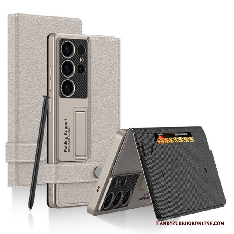 Hülle Für Samsung Galaxy S25 Ultra 5g Mit Gkk-kartenhalter Und Ständer