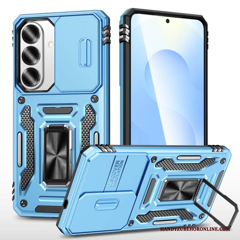 Hülle Für Samsung Galaxy S26 Ständer Und Verschiebbare Kameraabdeckung