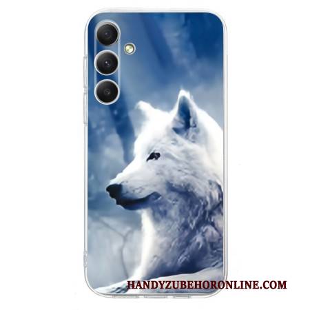 Hülle Für Samsung Galaxy S26 Weißer Wolf