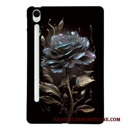 Hülle Für Samsung Galaxy Tab S10 Fe Plus Schwarze Rose