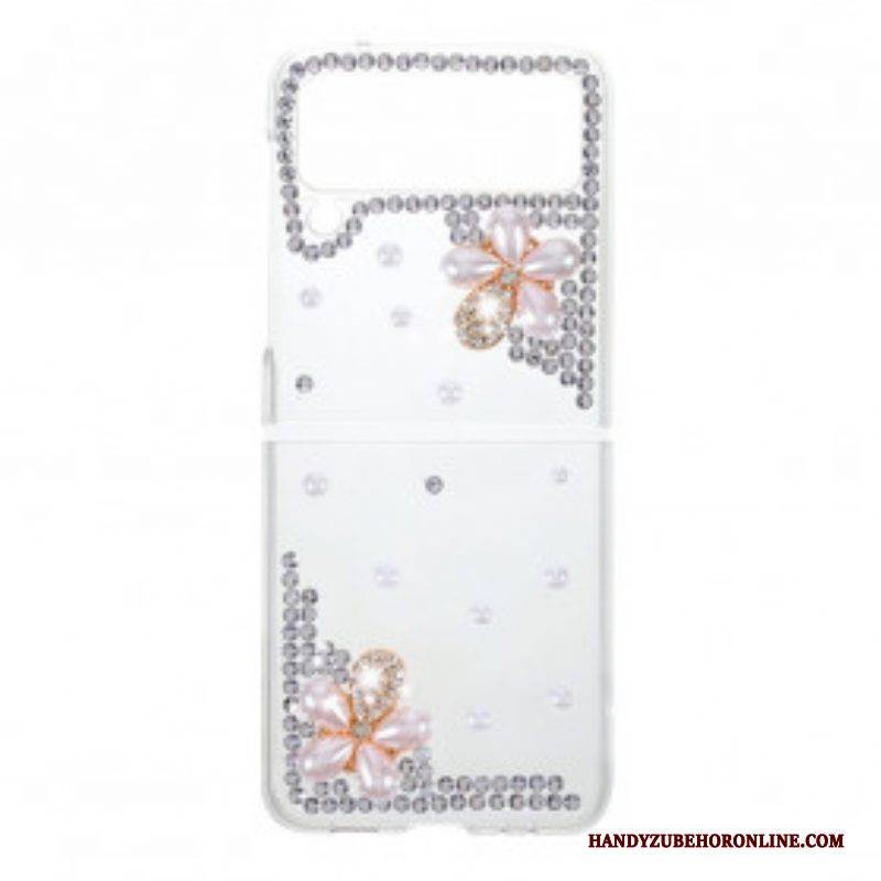 Hülle Für Samsung Galaxy Z Flip 3 5G Flip Case Edelsteine