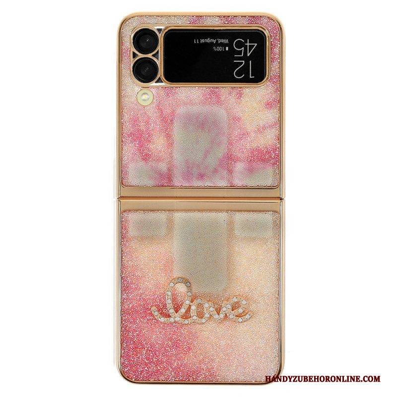 Hülle Für Samsung Galaxy Z Flip 3 5G Flip Case Liebe