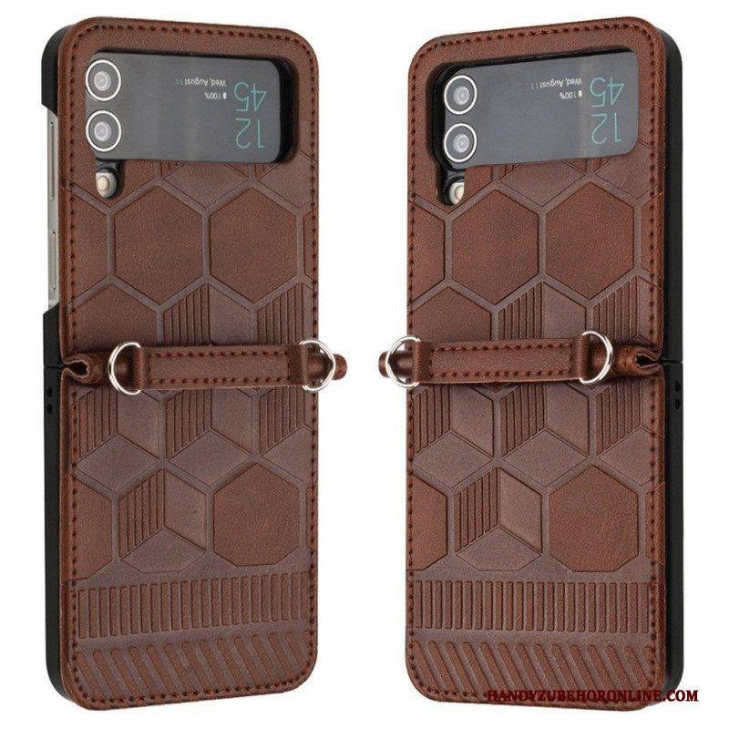 Hülle Für Samsung Galaxy Z Flip 4 Flip Case Fußball-design