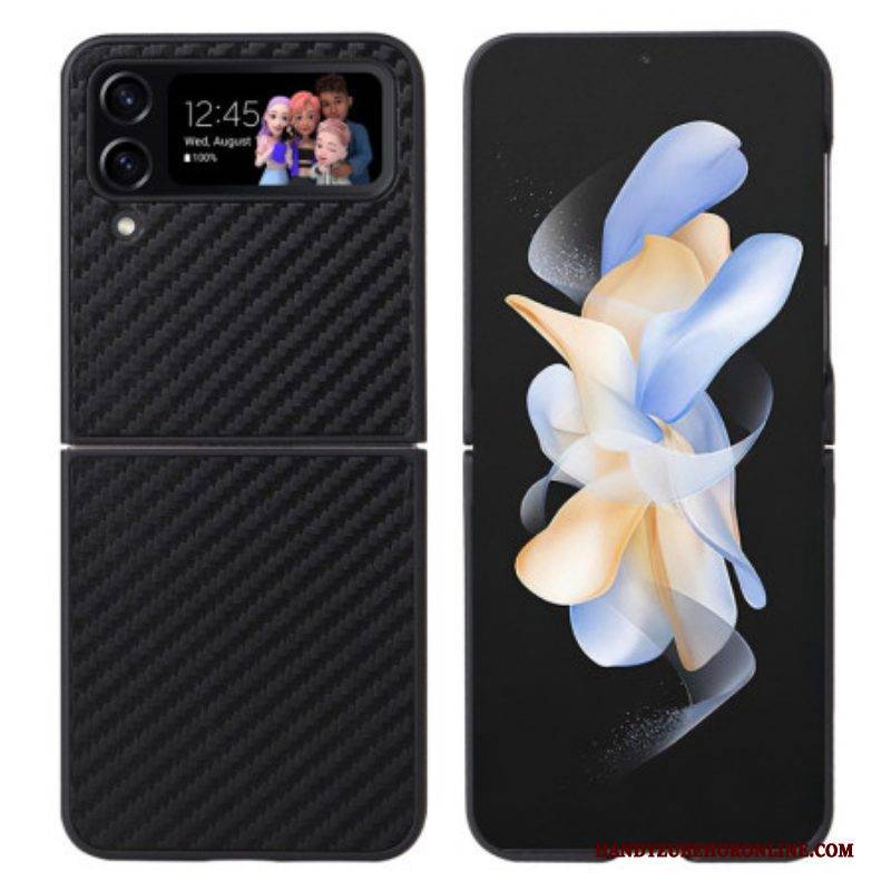 Hülle Für Samsung Galaxy Z Flip 4 Flip Case Kohlefaser