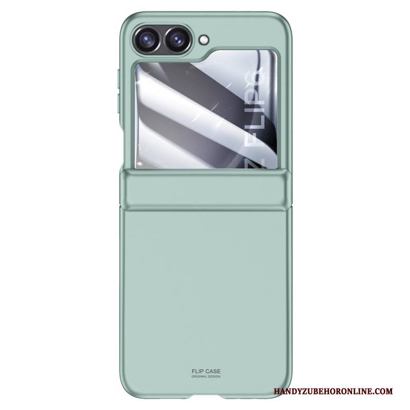 Hülle Für Samsung Galaxy Z Flip 7 Fe Rückseitenschutz Aus Gehärtetem Glas Und Displayschutzfolie