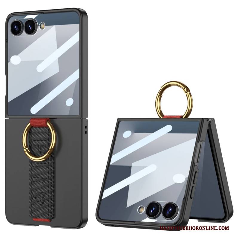 Hülle Für Samsung Galaxy Z Flip 7 Gkk-handschlaufe Und Displayschutz