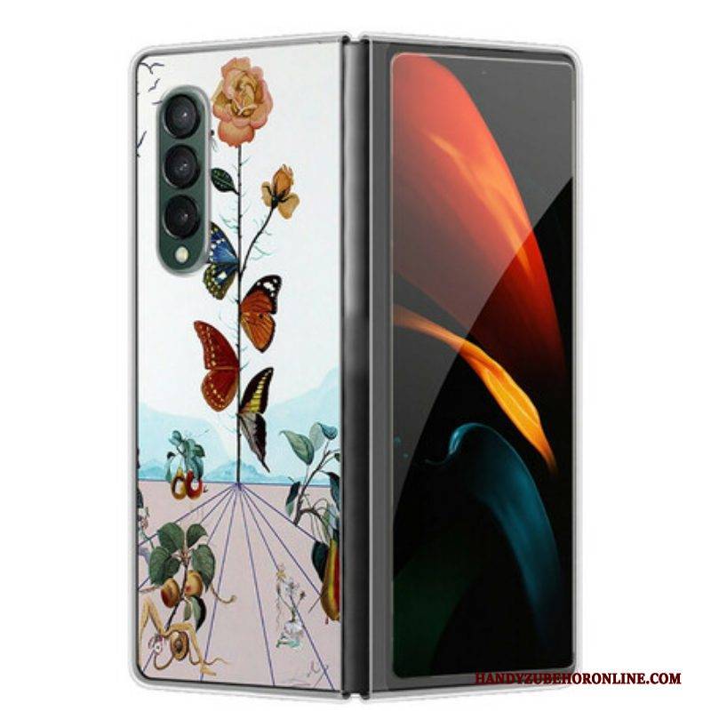 Hülle Für Samsung Galaxy Z Fold 3 5G Naturschmetterlinge