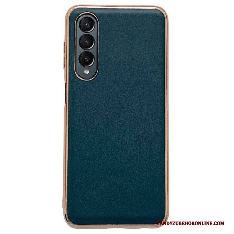 Hülle Für Samsung Galaxy Z Fold 4 Schlichtes Premium-kunstleder