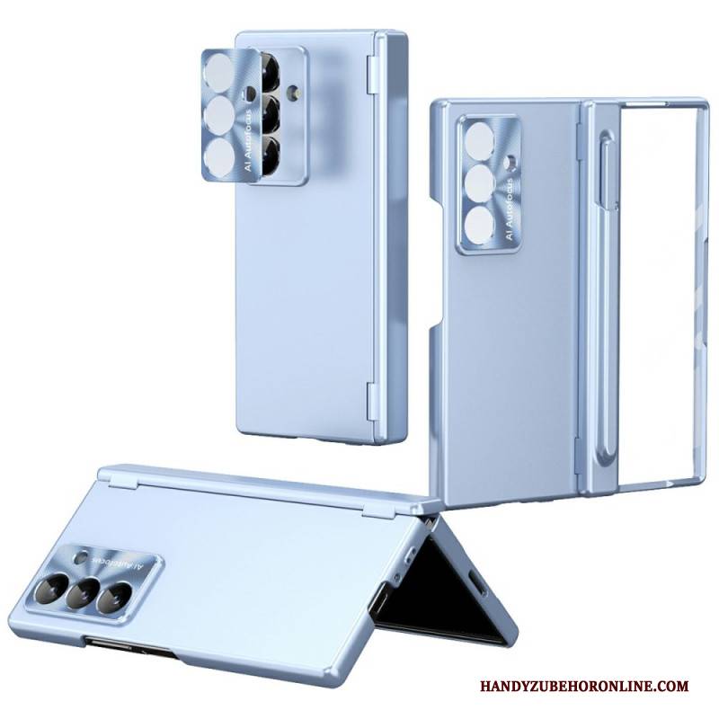 Hülle Für Samsung Galaxy Z Fold 7 Displayschutzfolie Aus Gehärtetem Glas Und Stifthalter