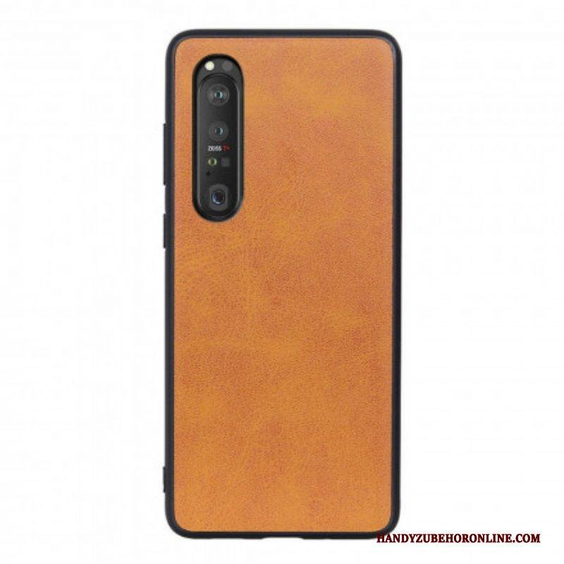 Hülle Für Sony Xperia 1 III Ledereffekt