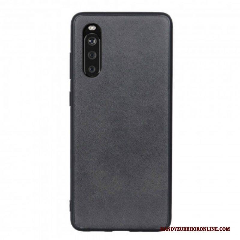 Hülle Für Sony Xperia 1 III Ledereffekt
