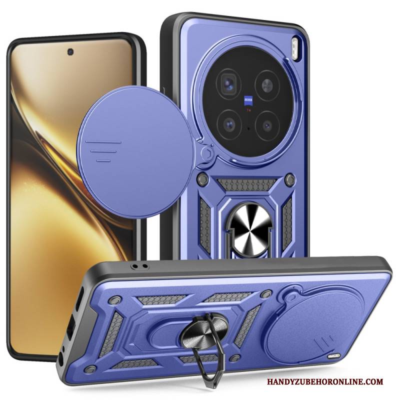 Hülle Für Vivo X200 Pro Schiebebare Kameraabdeckung Und Integrierter Ständer