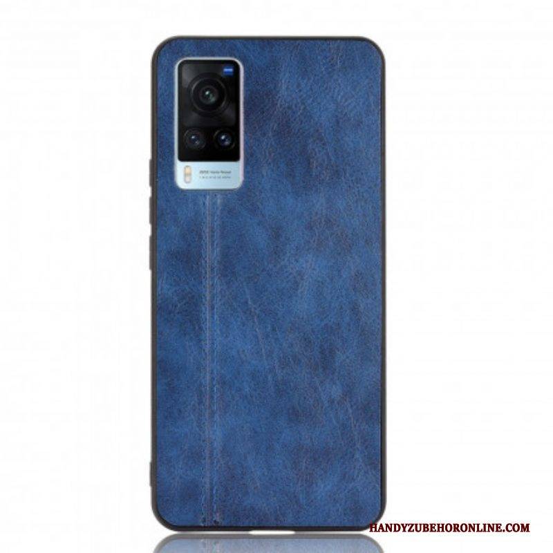 Hülle Für Vivo X60 Couture-ledereffekt