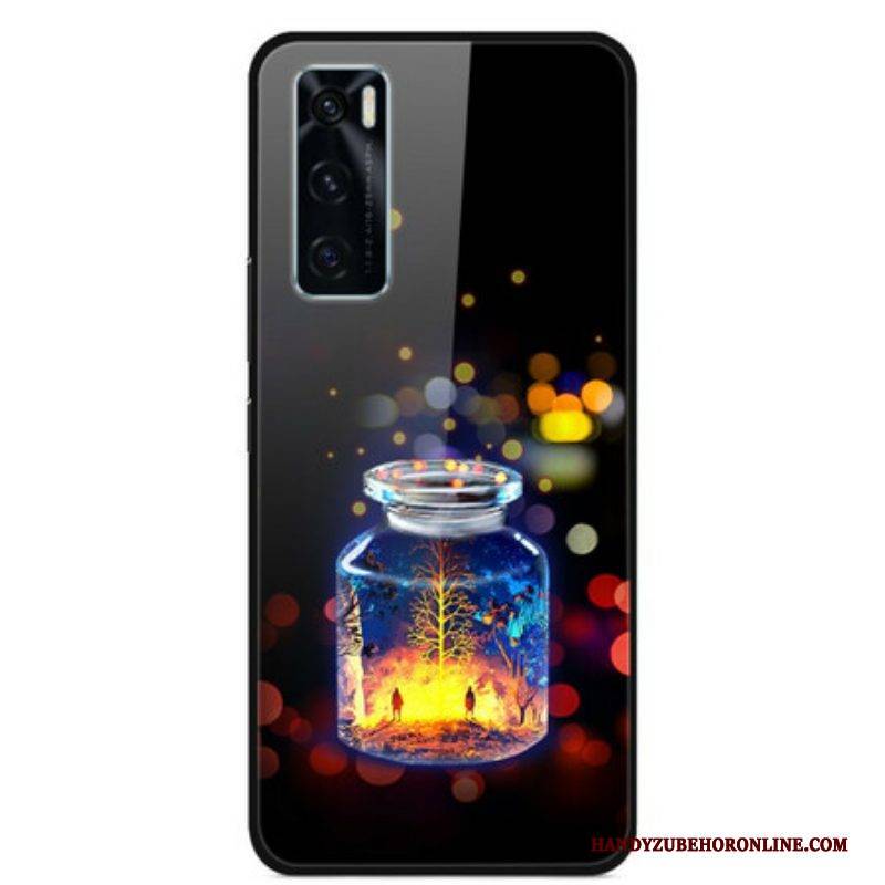 Hülle Für Vivo Y70 Wunschflasche Aus Gehärtetem Glas